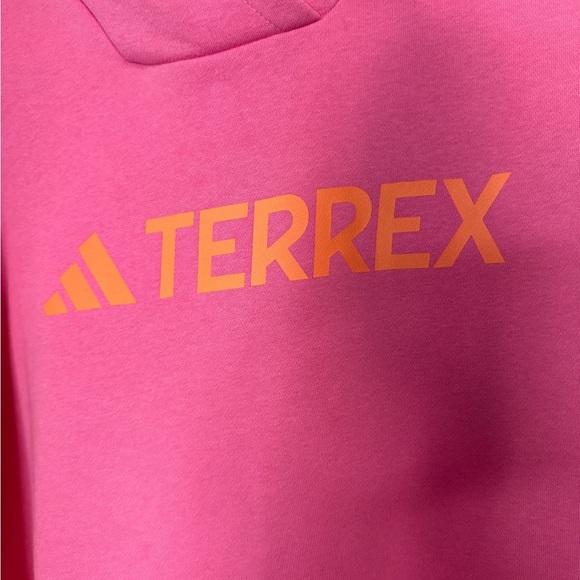 Adidas Terrex Colorblock Hoodie Pink - Picture 11 of 12